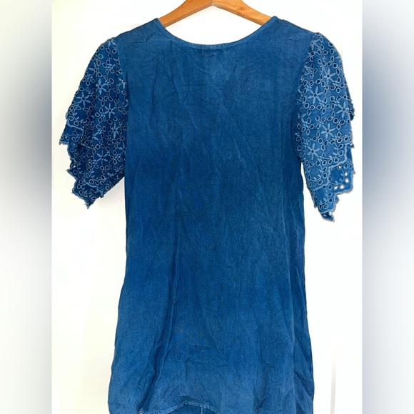 Denim Mini Dress - Small - Picture 1 of 3